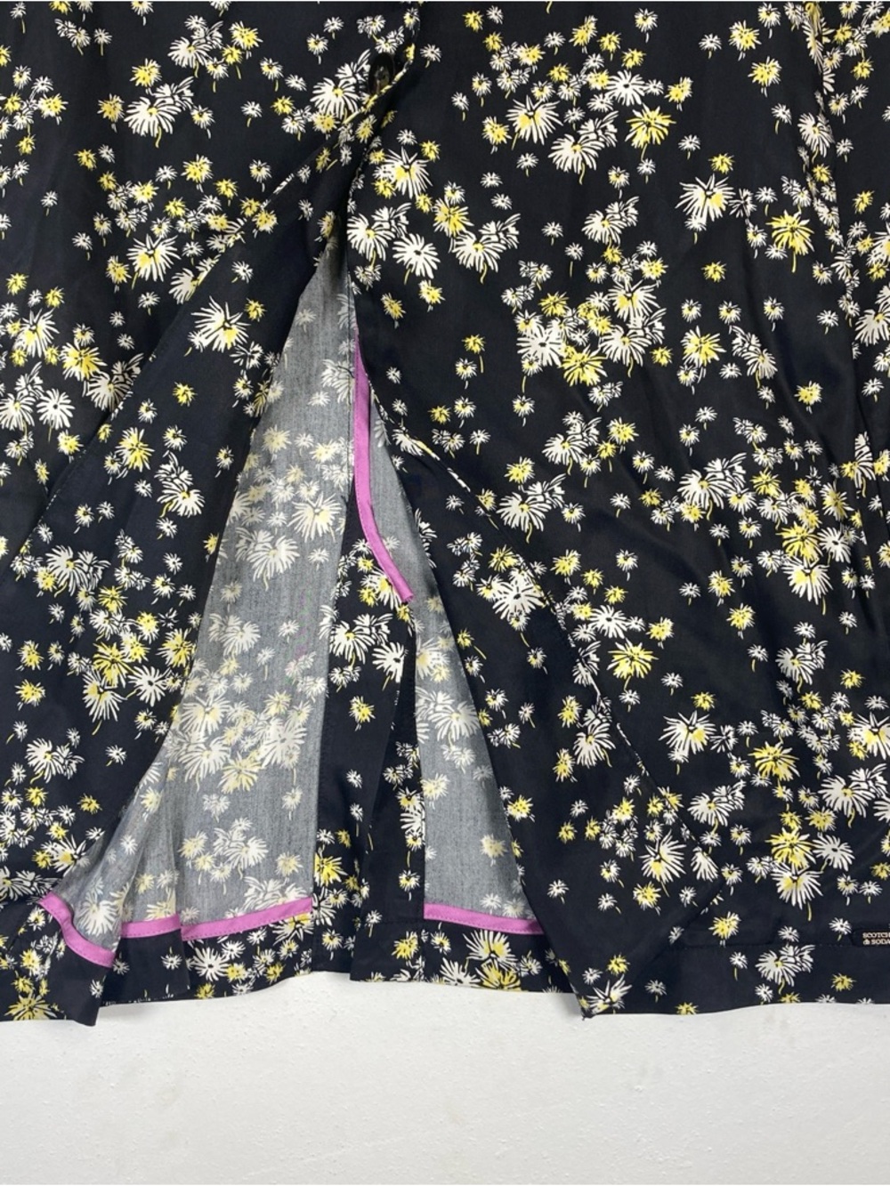 Scotch & Soda Amsterdam Jacket Womens Small Park In Bloom draped blazer belt - Picture 12 of 16